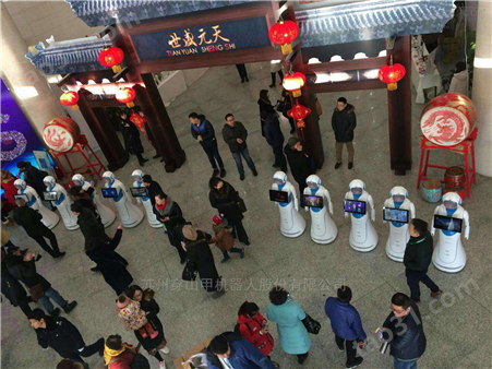 石家农业科技园展示中心迎宾导览讲解机器人