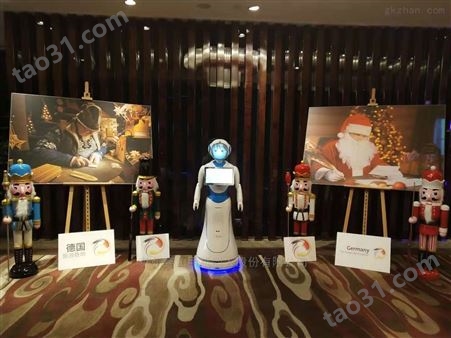 沧州高新区会议中心展厅迎宾讲解机器人